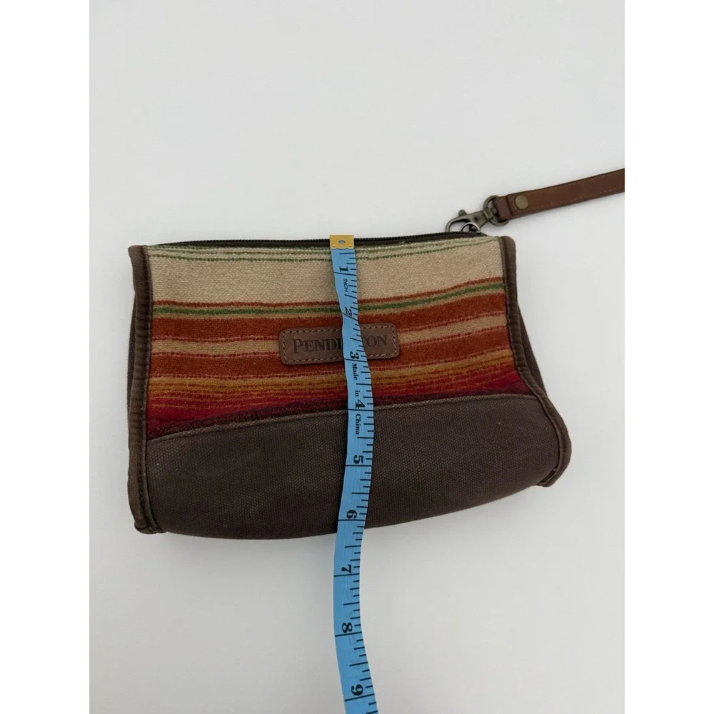 Pendleton Wool Zipper Pouch Clutch Aztec Tribal Southwestern